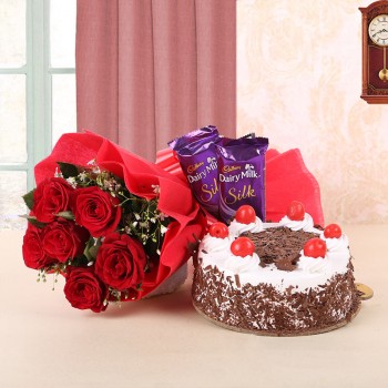  Red Roses, Black Forest...